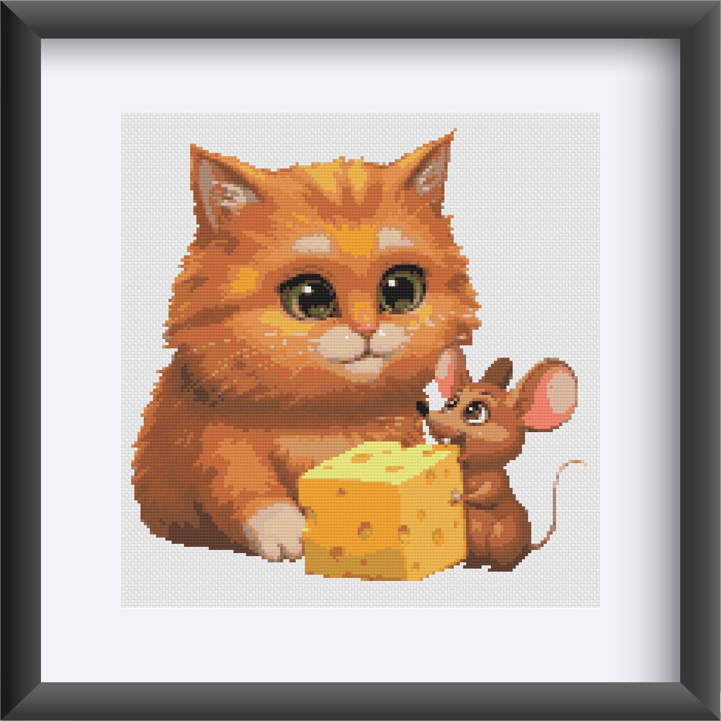 "Cat'n'Mouse" Cross Stitch Pattern - Interactive PDF Chart