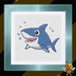 "Sharky" Cross Stitch Pattern - Interactive PDF Chart