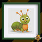 "Charlie the Caterpillar" Cross Stitch Pattern - Interactive PDF Chart