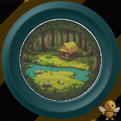"Round Forest" Cross Stitch Pattern - Interactive PDF Chart